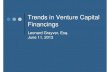 Trends in venture capital financings
