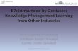 Surrounded by Geniuses: Knowledge Management Learning From Other Industries