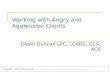 Working with angry and aggressive clients for CCGCNJ