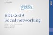 #udsnf12 Social networking - Week 9