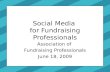 Social Media for Fundraising Professionals
