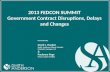 FEDCON Summit: Change Orders & Contract Disruptions/Delays