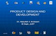 Product Design & Development - 1