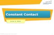 MassTLC Sales Enablement Summit:  Constant Contact