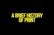 History of Print