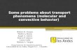 Transport Phenomena Problems