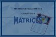Matrices(Form 5)