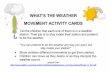 What's the Weather Movement Cards