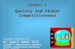 1. Quality & Global Competitiveness - Ch. 2