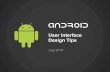 Android UI Design Tips