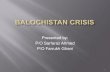 84919738 Balochistan Crisis Ppt