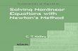 Solving Nonlinear Equations With Newton's Method (C.T. Kelley)