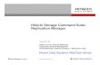 Hitachi Storage Command Suite Replication Manager