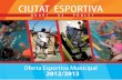 Oferta Esportiva Municipal de Quart de Poblet 2012-2013