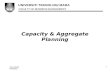 Capacity & Aggregate Planning (T7)