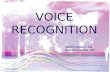 Voice Recognition PPT