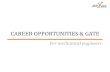 Career opportunities and GATE Preparation for Mechanical Engineers