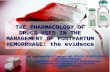 Pharmacology of Drugs for PPH