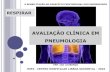 Avaliação Clínica em Pneumologia 2010