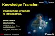 Knowledge Transfer: From Creation to Application