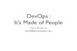 DevOps : Its Made of People
