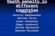 Death Penalty in Different Countries