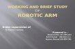 Working and Brief Study of robotic arm
