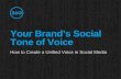 How to Develop Your Brand's Social Tone of Voice