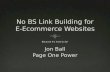 No BS Link Building for E-Commerce Websites
