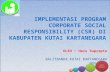 Implementasi program corporate social responsibility (csr)