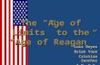 Age of limits and reagan chapter 31 Period 3