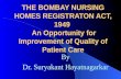 Bombay Nursing Homes Act Presentation
