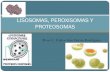 Lisosomas, Peroxisomas y Proteosomas