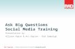 Ask Big Questions Social Media Training