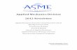 ASME Applied Mechanics Division