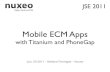 Mobile ECM with JavaScript - JSE 2011