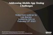 Mobile Apps Testing - Part1