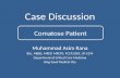 Comatose patient case discussion