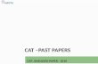 CAT -2010 Unsolved Paper