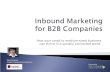 Inbound marketing for B2B Companies