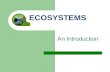 Ecosystems, Lesson 1
