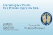 Generating new clients for a personal injury law firm - National Trial Lawyers webinar