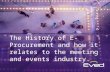 The History of Eprocurement and How it Relates to the Meeting and Event Industry