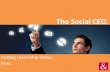 The Social CEO  - Getting Your Executives Online. Presentation to Pacific Conferences