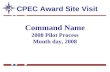 Cpec Award Outbrief