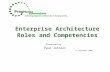 Enterprise Architecture Roles And Competencies V9