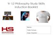 Yr 12 philosophy study skills induction booklet mke
