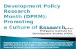 Philippine Institute Of Development Studies   Dprm