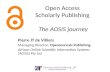 Open access publishing   the aosis journey
