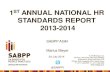 AGM HR Standards 2014 report by Marius Meyer